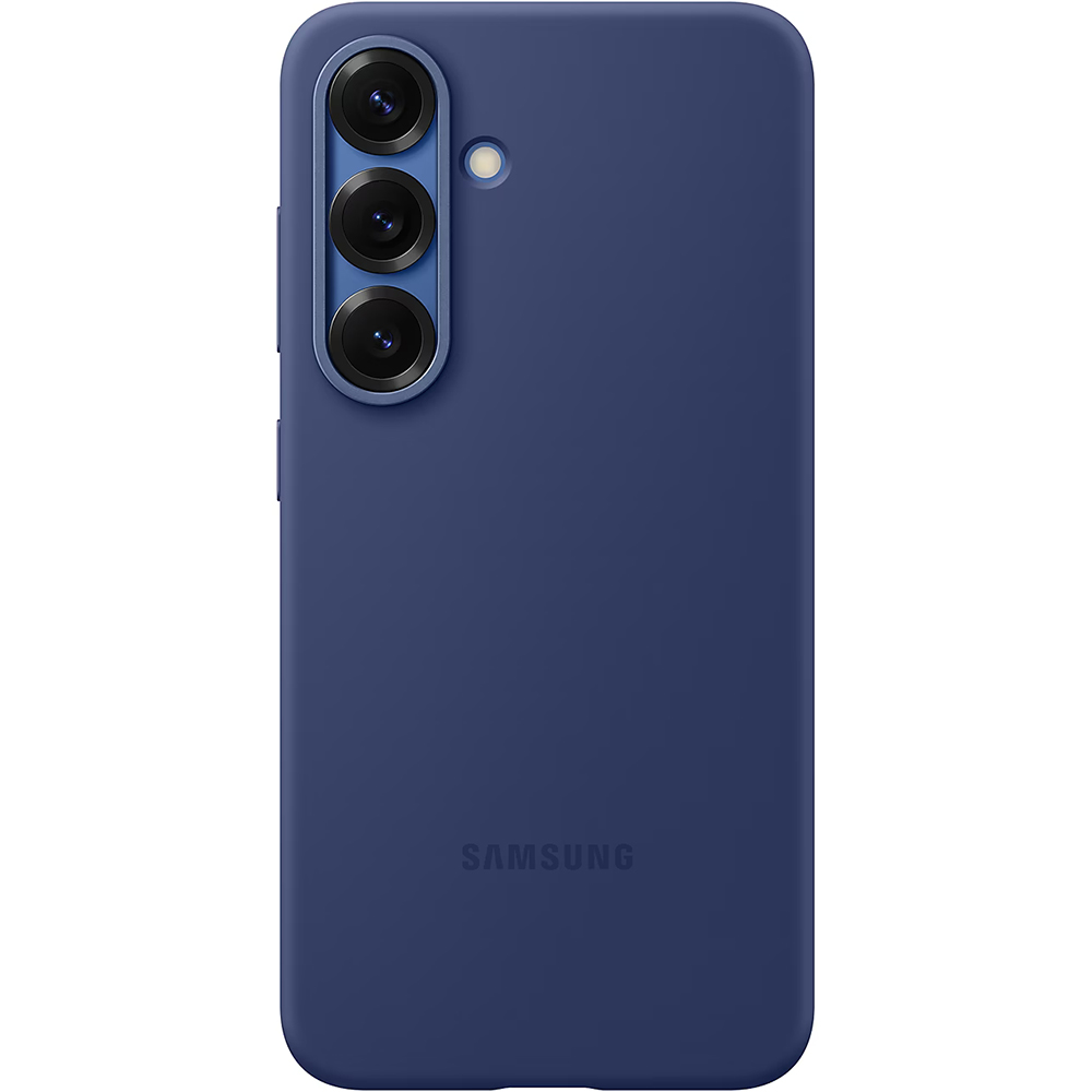 Etui Samsung Silicone Case do Galaxy S25, niebieskie